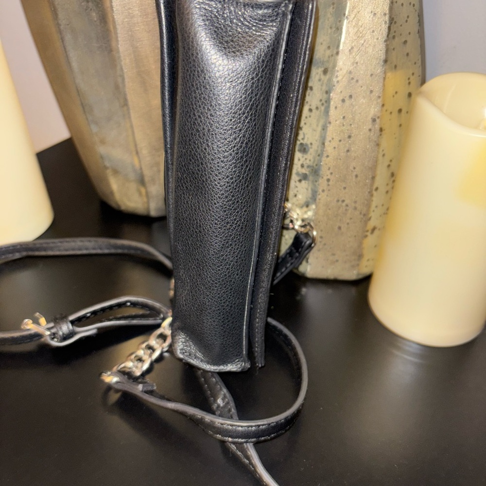Vince Camuto Black Pebbled Leather Crossbody Bag, - Picture 11 of 11